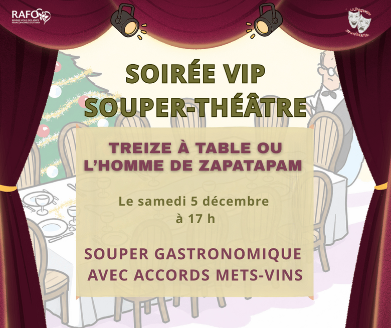 Soirée VIP Souper-théâtre